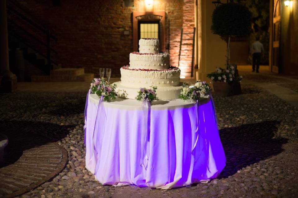 Decorazione tavolo torta