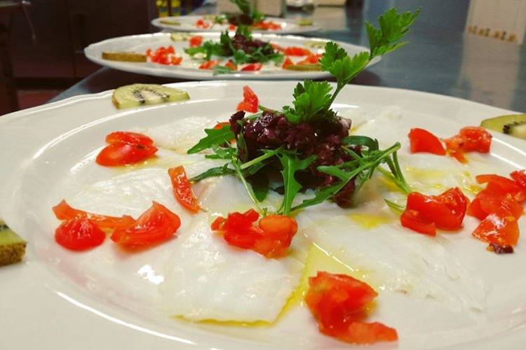 Carpaccio di baccalà