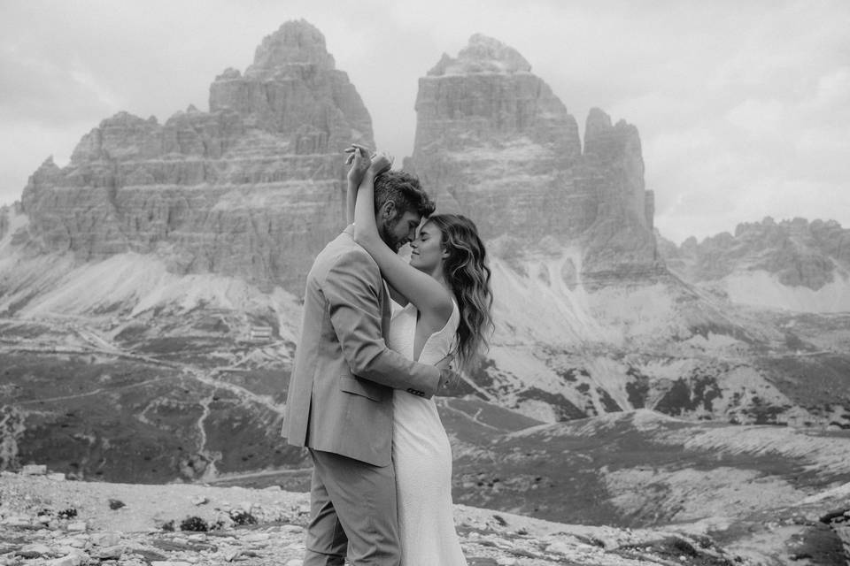 Dolomites wedding