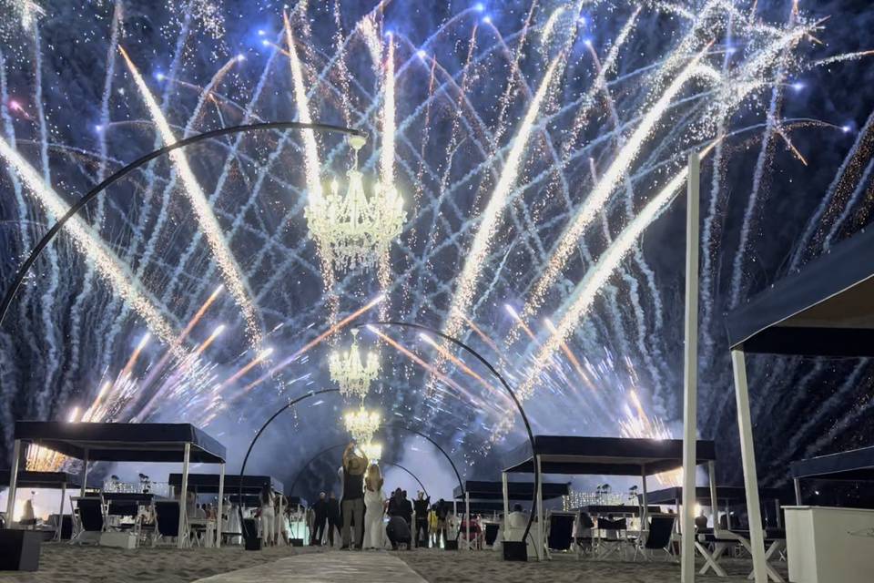Luxury fireworks Forte dei Mar
