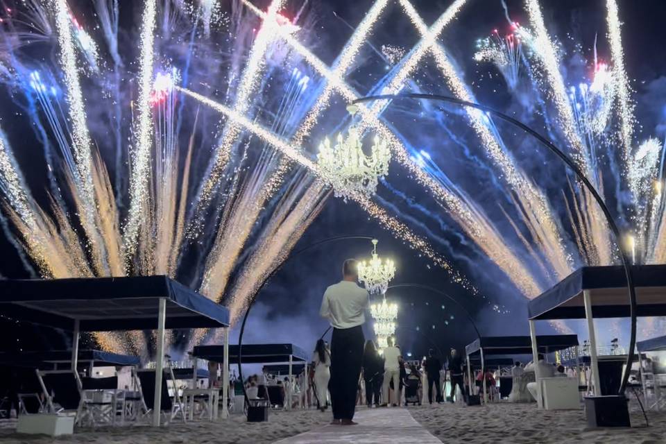 Luxury fireworks Forte dei Mar