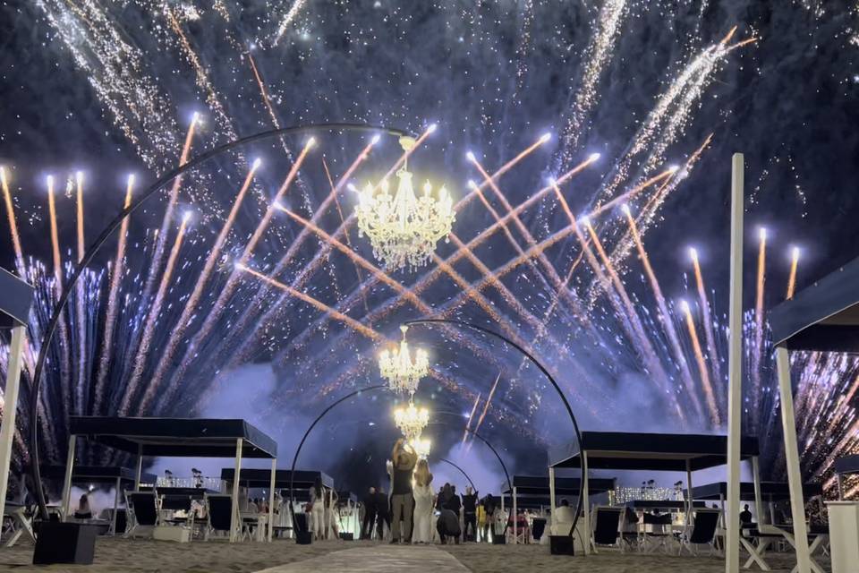 Luxury fireworks Forte dei Mar
