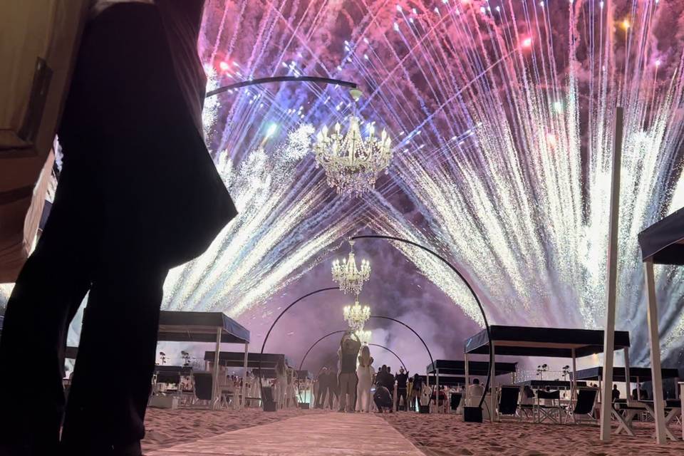 Luxury fireworks Forte dei Mar