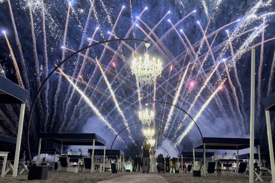 Luxury fireworks Forte dei Mar
