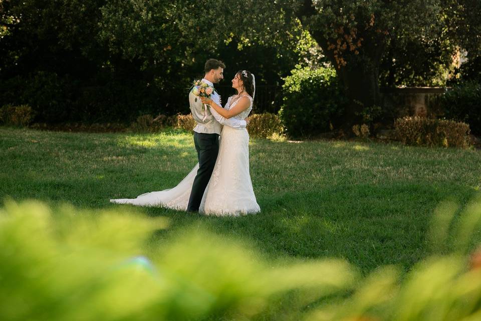 Matrimonio-sposi-verde-