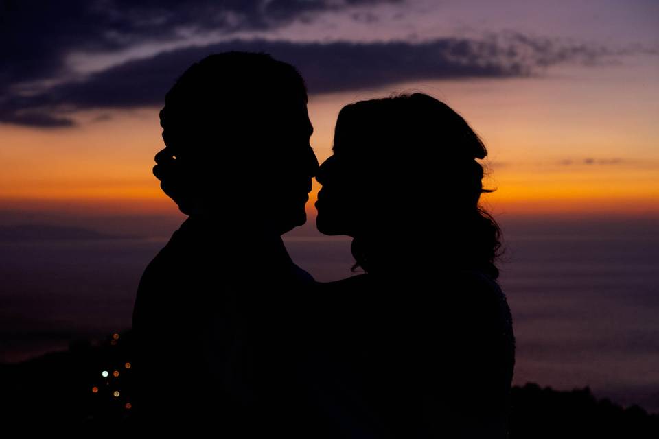 Il bacio al tramonto
