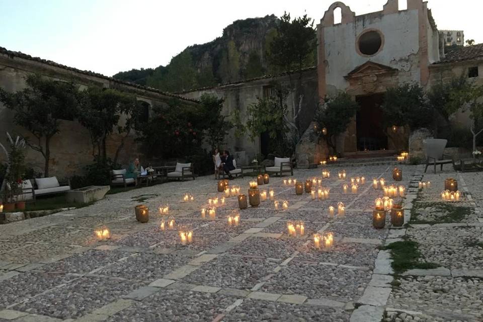 Candele Baglio interno Tonnara