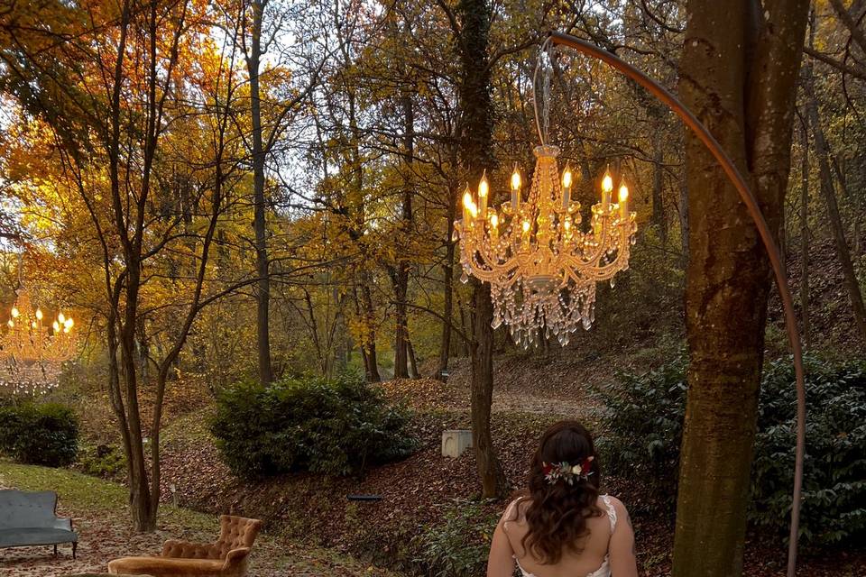 Matrimonio autunnale nel bosco