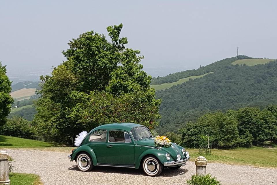 Una bella auto d'epoca