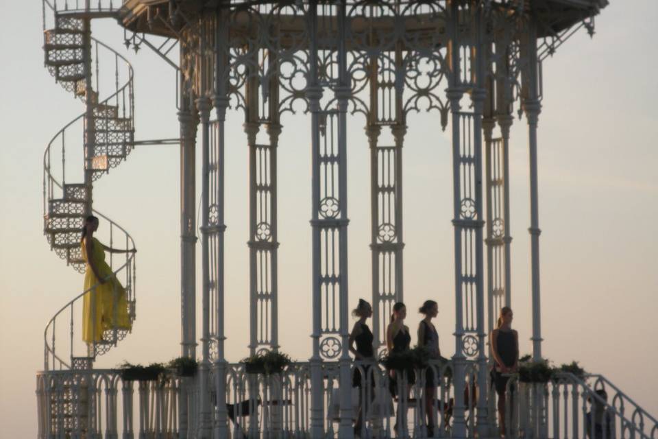 Il Gazebo al tramonto