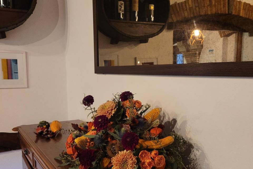 Decorazione sala autunnale