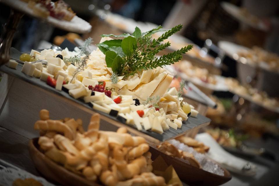 Il buffet degli aperitivi