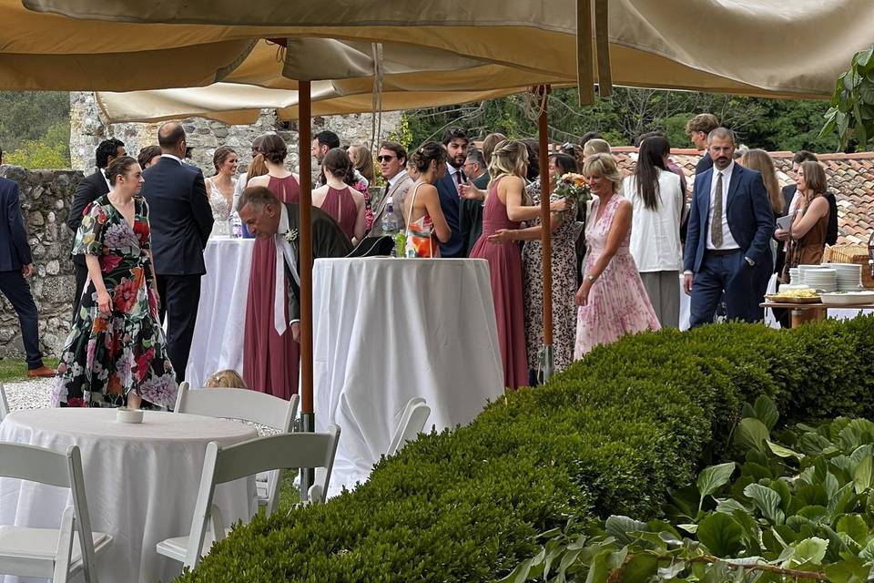 Buffet nel belvedere