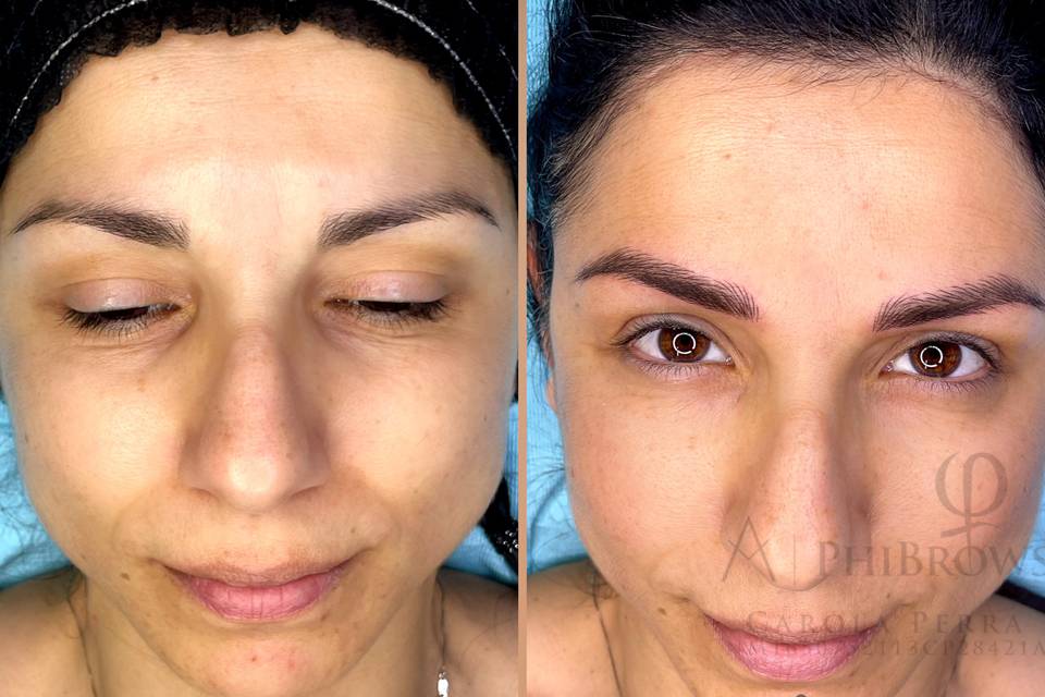 Microblading sopracciglia prim