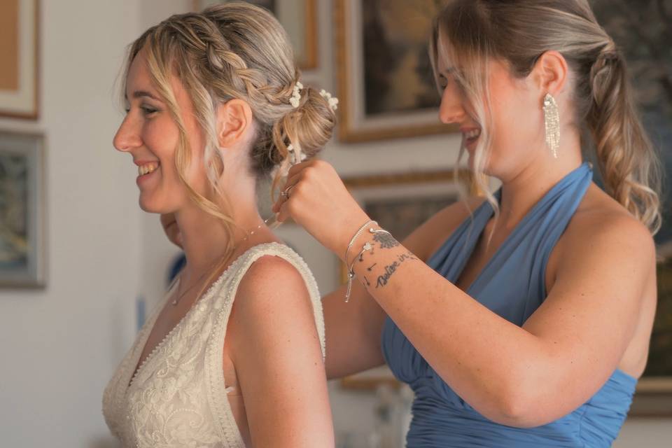 Preparazione sposa