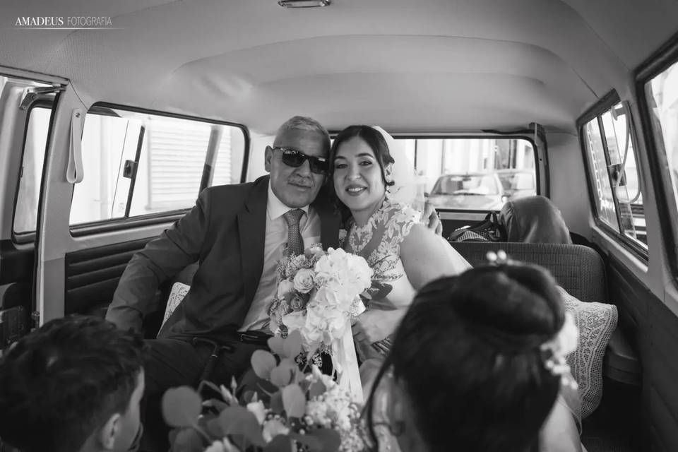 La sposa e il suo papà