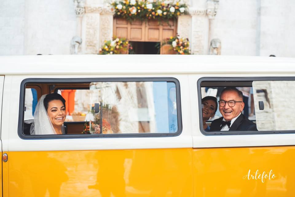 La sposa e il suo papà