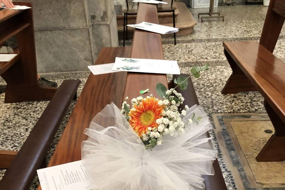 Allestimento matrimonio