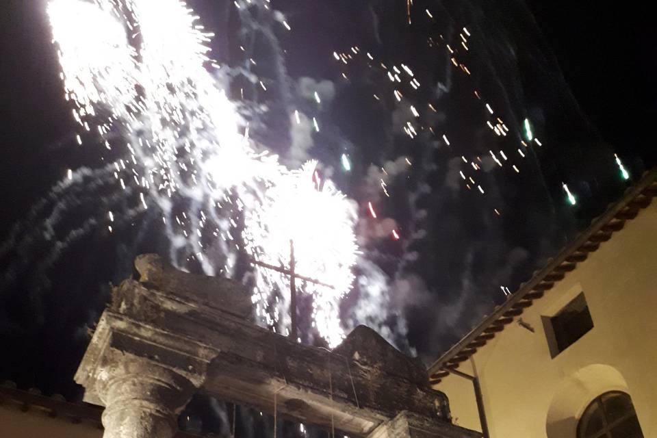 Fuochi nel chiostro