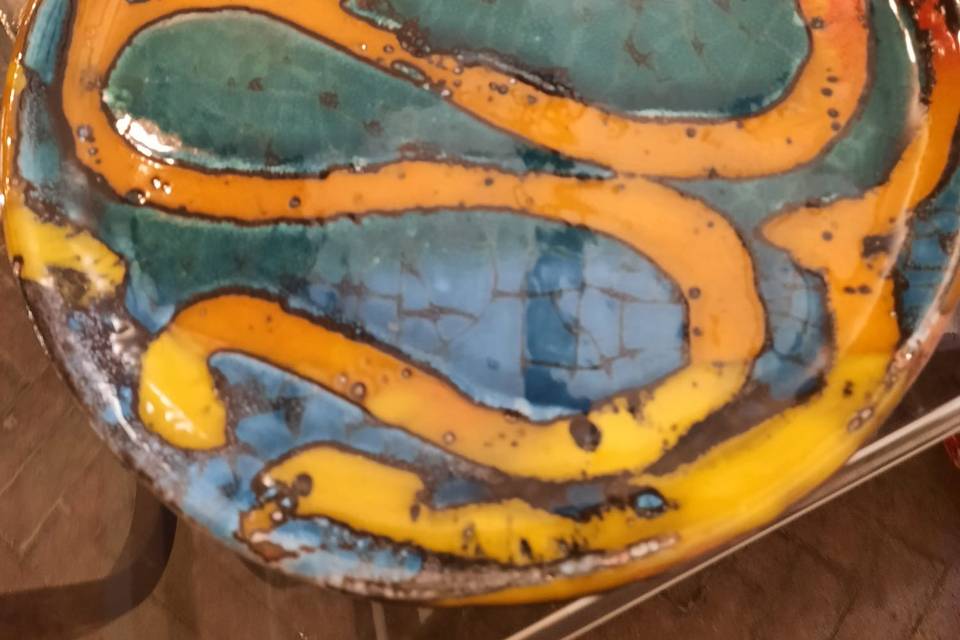 Piatto in ceramica