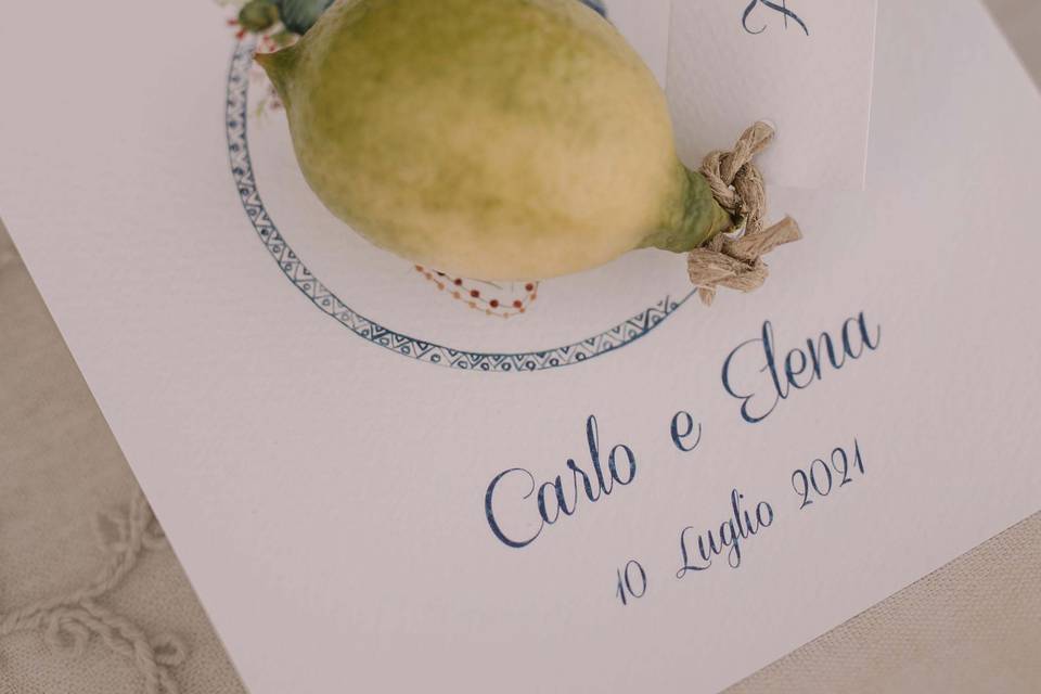 Marilù Wedding Card
