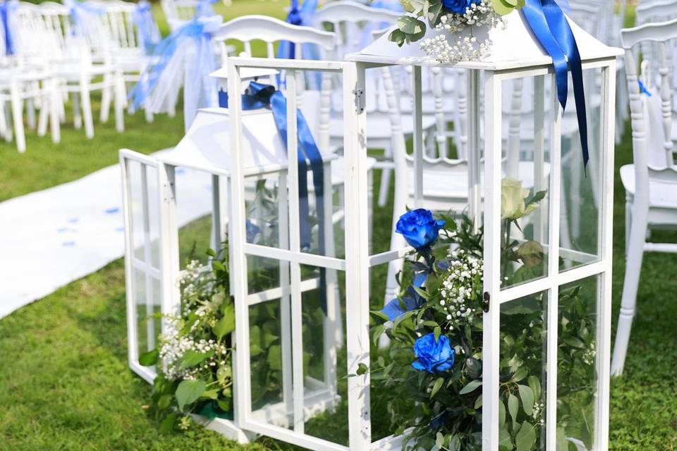 Giardino allestito
