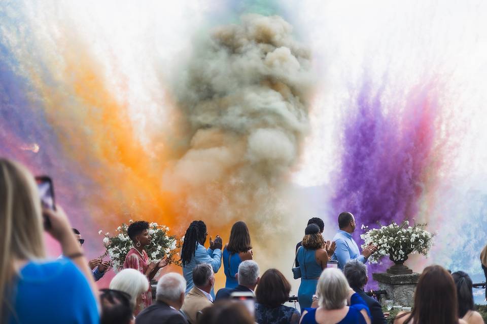 Smoke bombs al Sì lo voglio