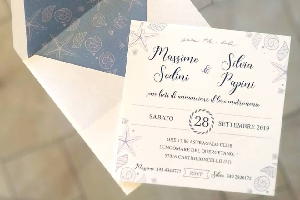 Buste da lettera personalizzate per il matrimonio - Matrimoni Livorno