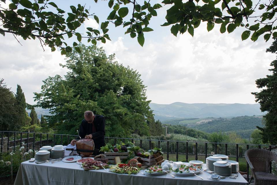 Panorama in Toscana