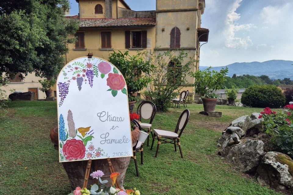 Welcome sign
