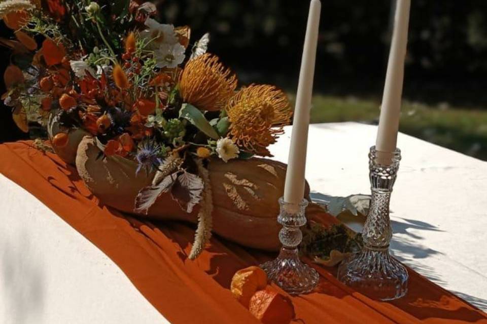 Matrimonio rustico autunnale