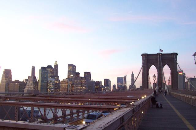 ...il ponte di Brooklyn...