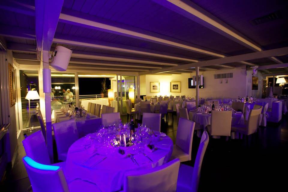 La sala nel dopocena