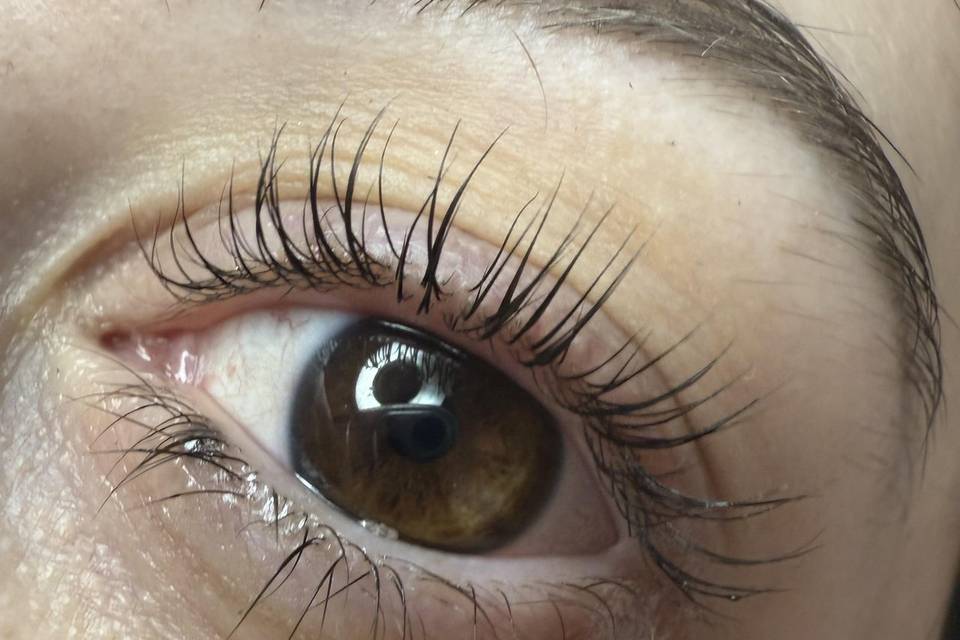 Risultato laminazione ciglia