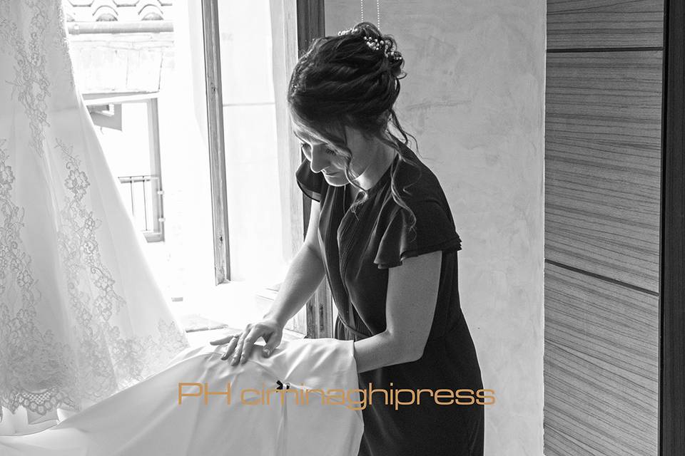 Preparazione sposa