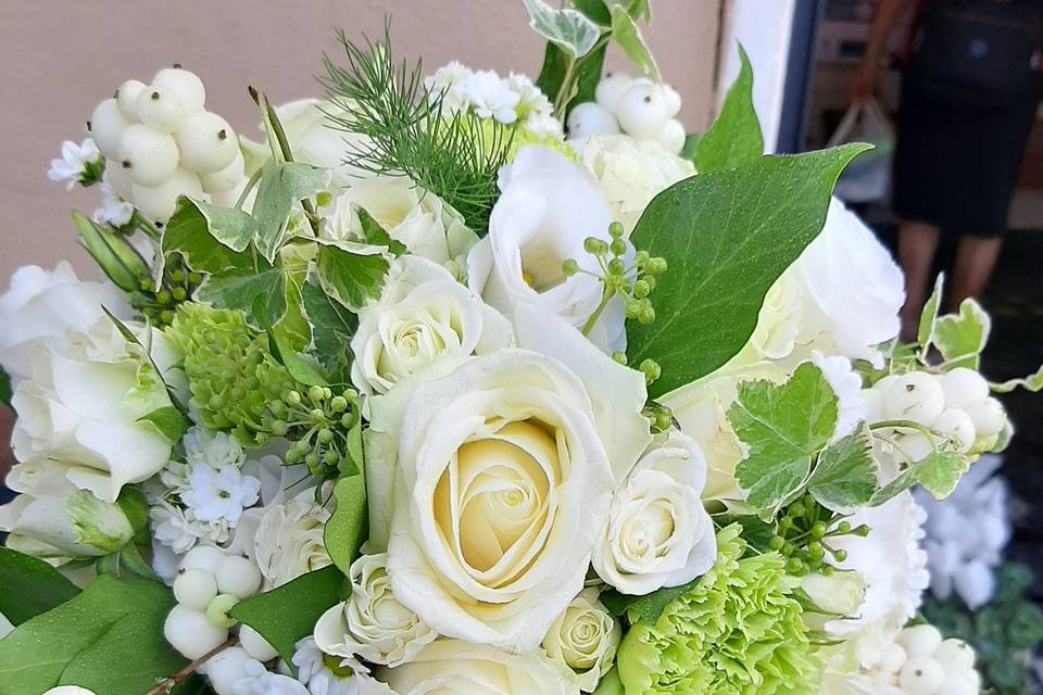 Bouquet in bianco