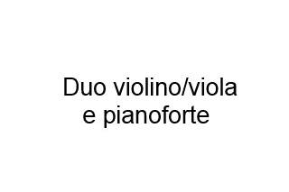Duo violino/viola e pianoforte  Logo