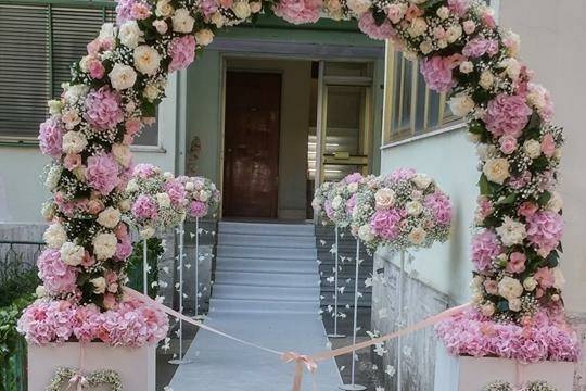 Ingresso casa sposa