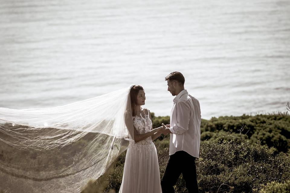 Summer elopement in Sicily.