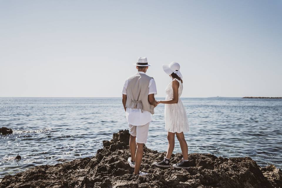 Summer elopement in Sicily.