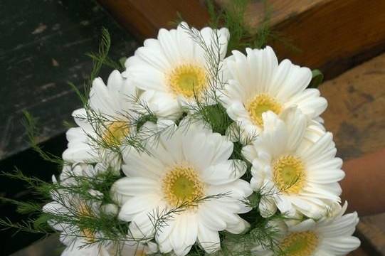 Centrotavola rose e lisianthus