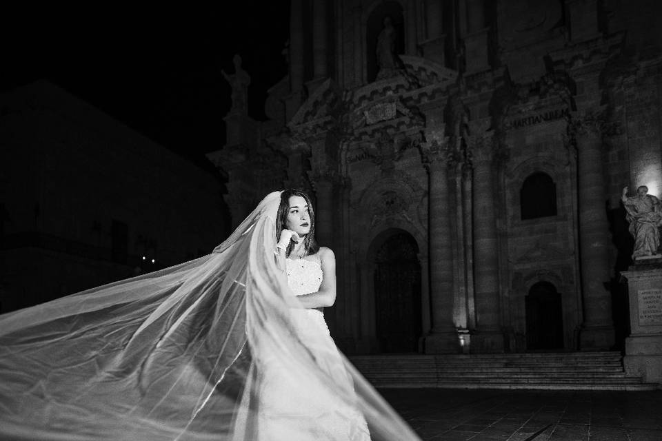 Bride in ortigia