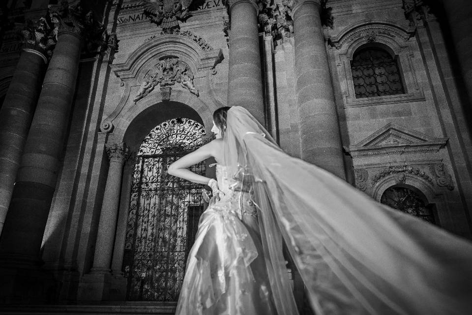 Bride in ortigia