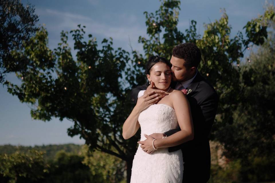 A romantic wedding in Tuscany