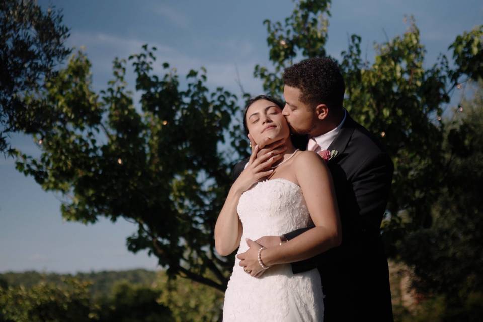 A romantic wedding in Tuscany