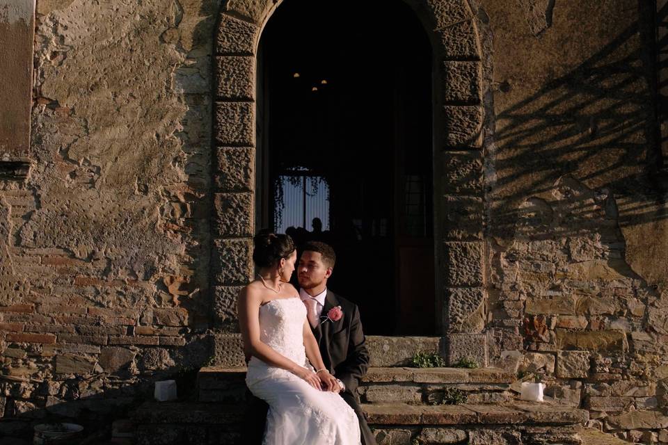 A romantic wedding in Tuscany
