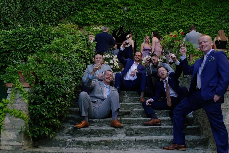 A romantic wedding in Tuscany