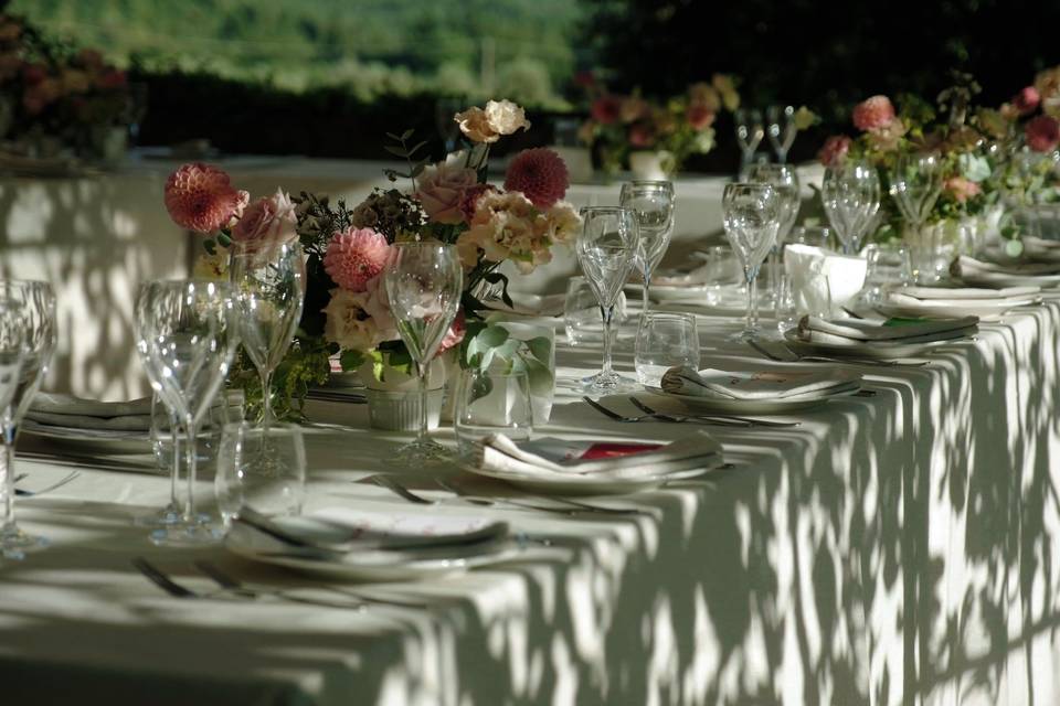 A romantic wedding in Tuscany