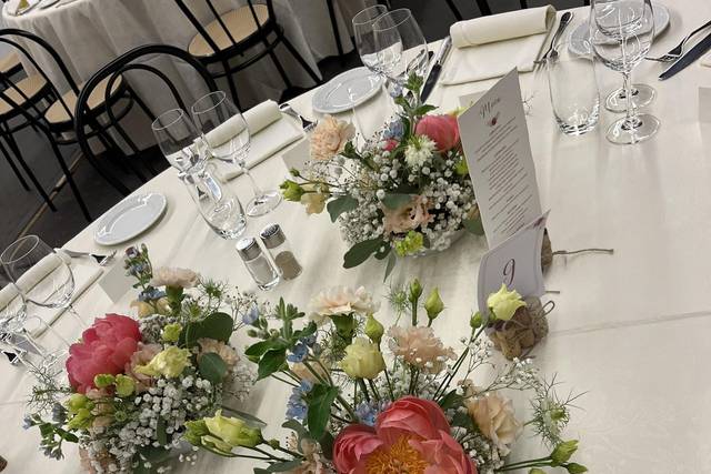 Allestimento tavoli