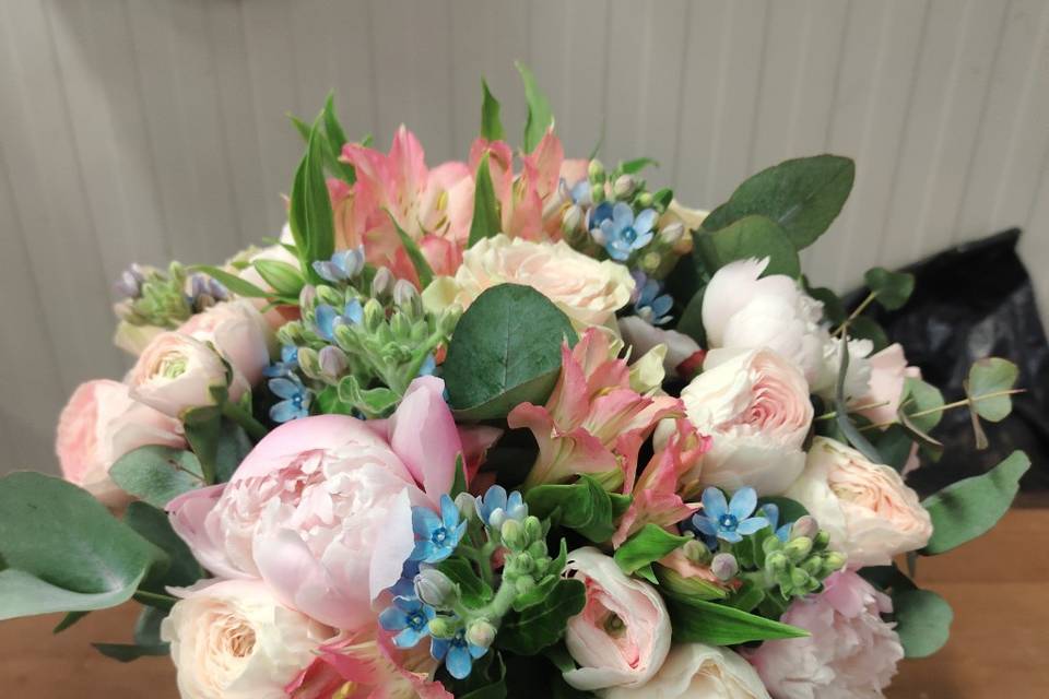 Bouquet centrotavola in vaso